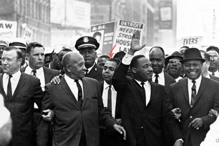 Del Rio MLK march