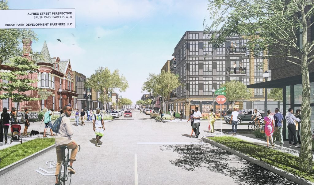 Brush Park Rendering