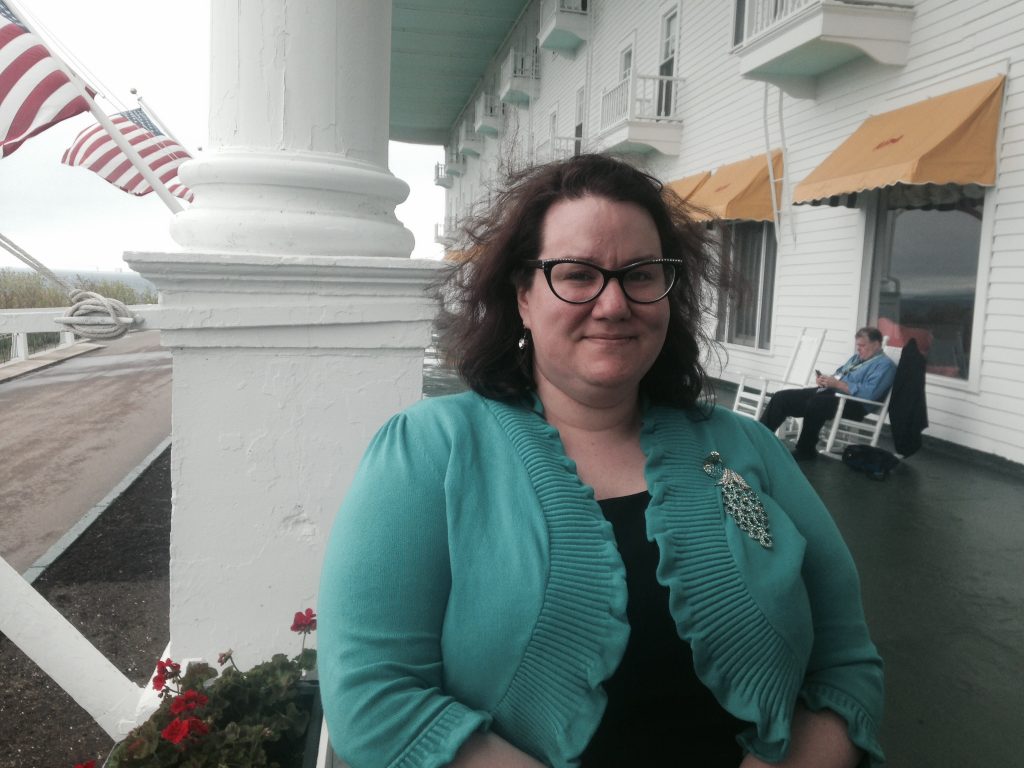 Rachel Lutz at Mackinac