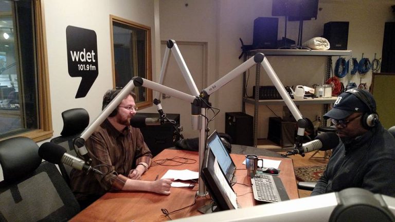 Jeff Meyers and Stephen in studio