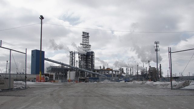FILE - Marathon Oil Refinery in Detroit.