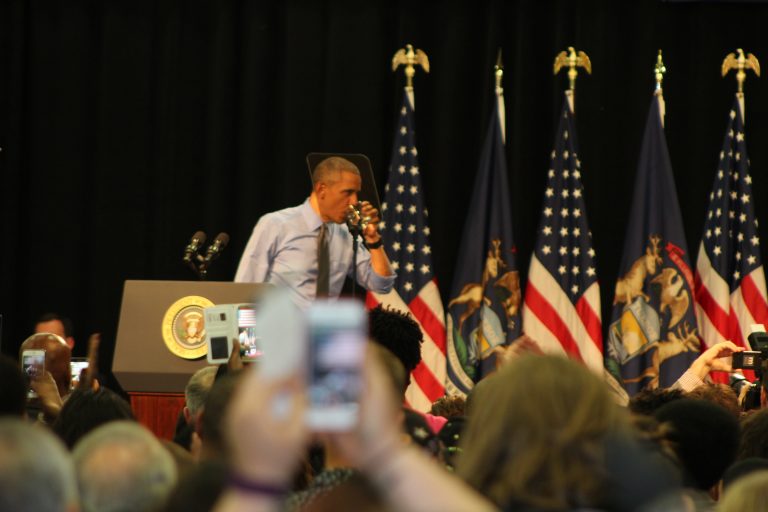 Obama Drinks Flint Water