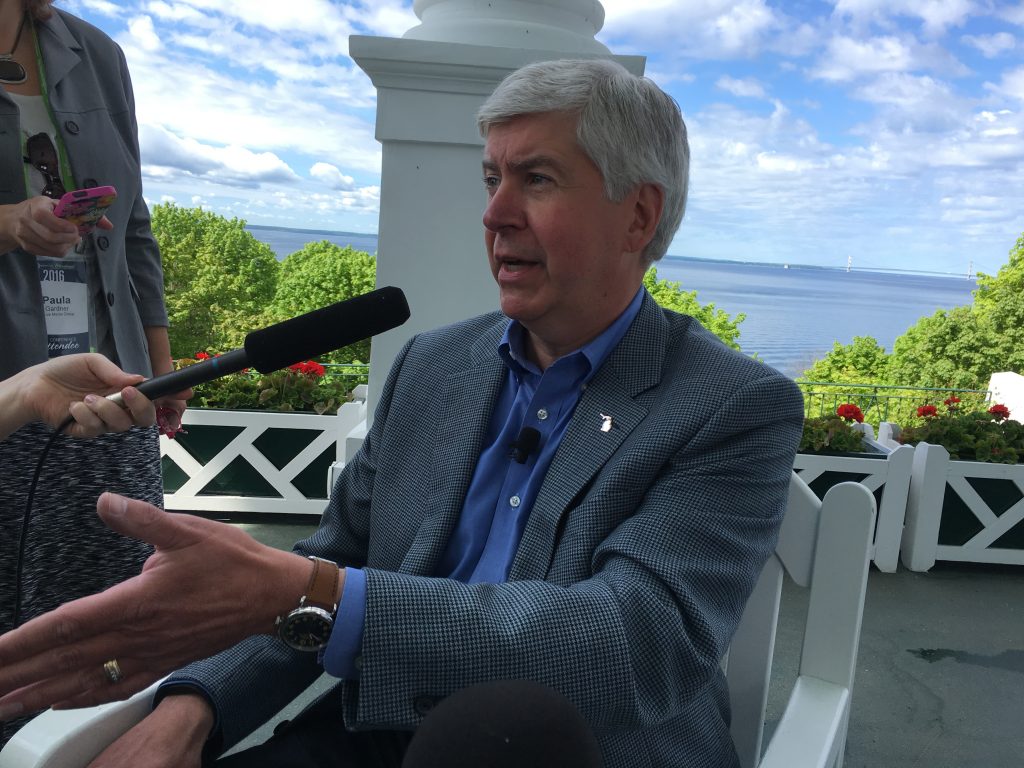 Governor Snyder Mackinac