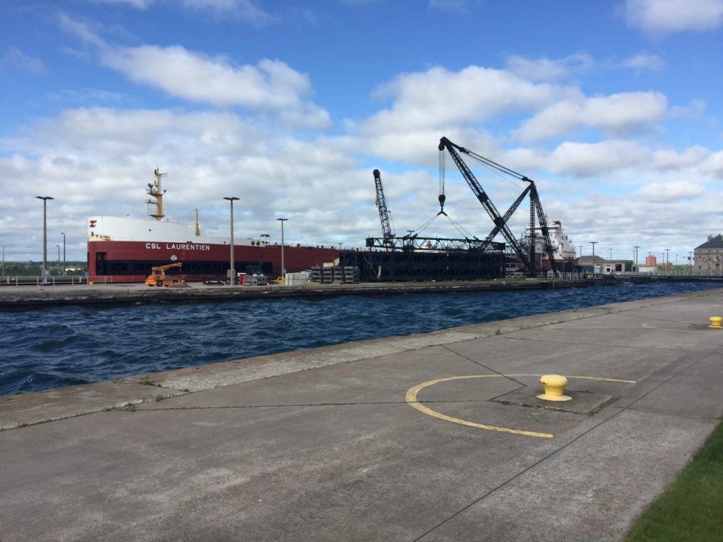 Great Lakes Freighter Ship