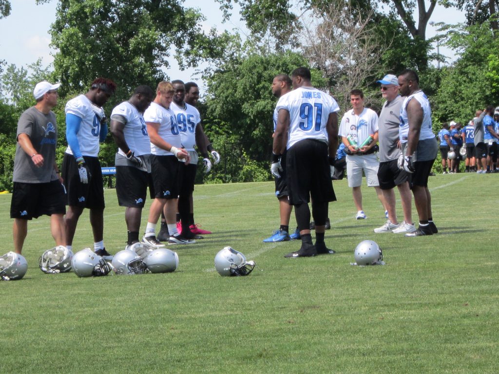 lions practice