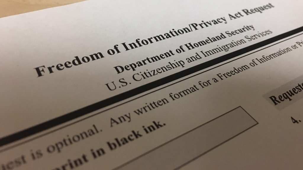 Freedom of Information Act FOIA Form