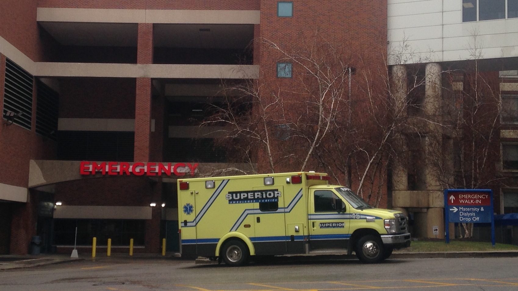 The emergency room at Henry Ford Hospital in Detroit.