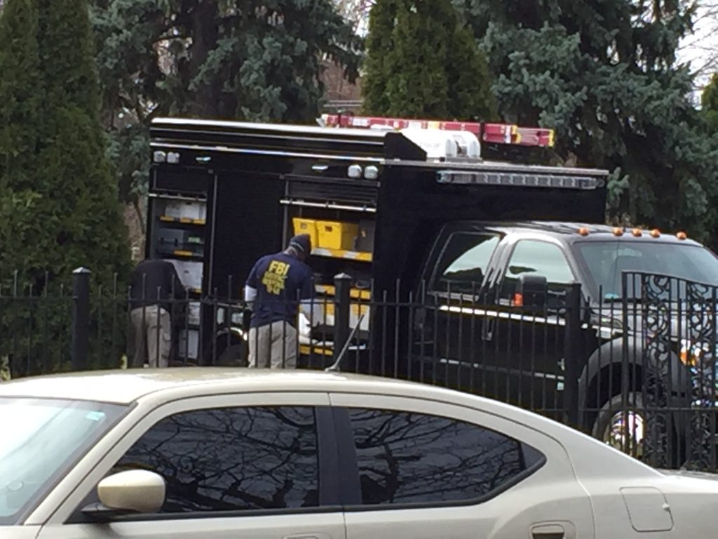 FBI Truck at Johnson's House 032717 jv