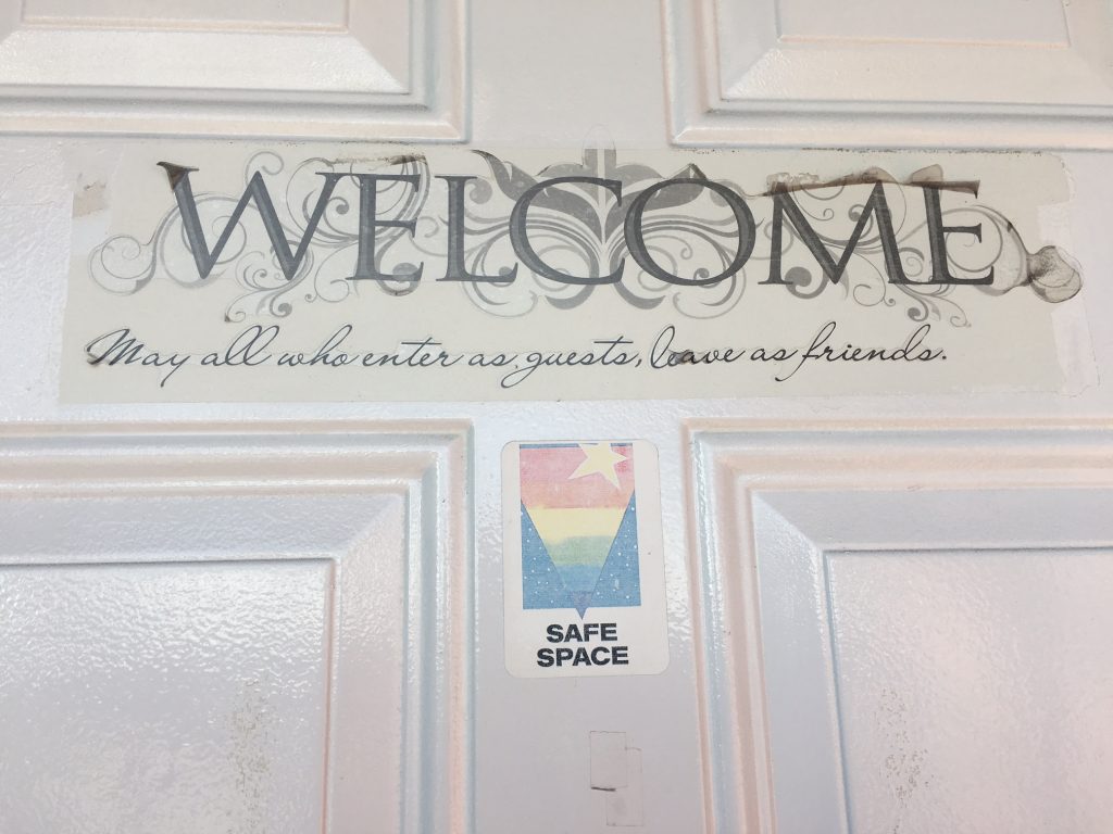 Freedom House Welcome Door