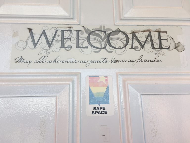 Freedom House Welcome Door