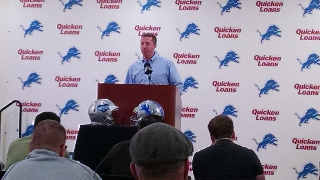 Lions GM Bob Quinn 2