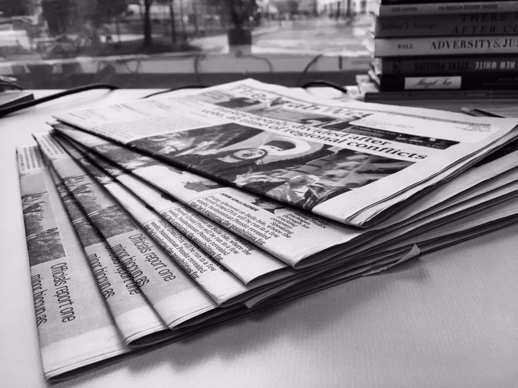 Newspapers Newspaper Stack 5.24.17-jn