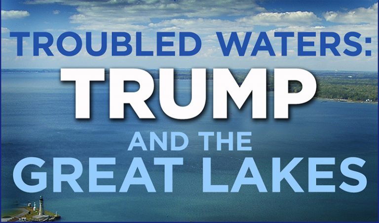 Trump Troubled Waters Logo 0617