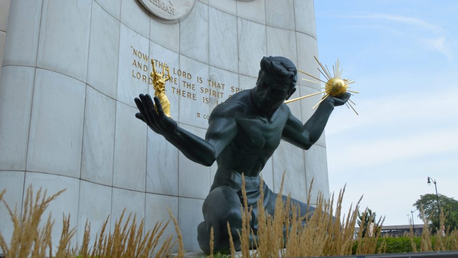 Spirit of Detroit Statue 8.10.17-jn