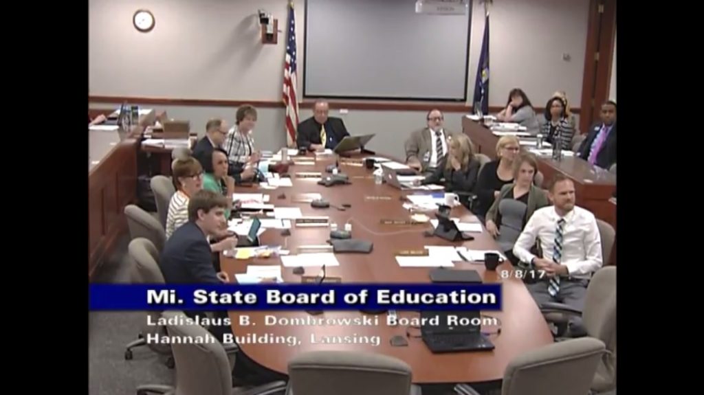 Michigan State Board of Education 8.11.17-jn