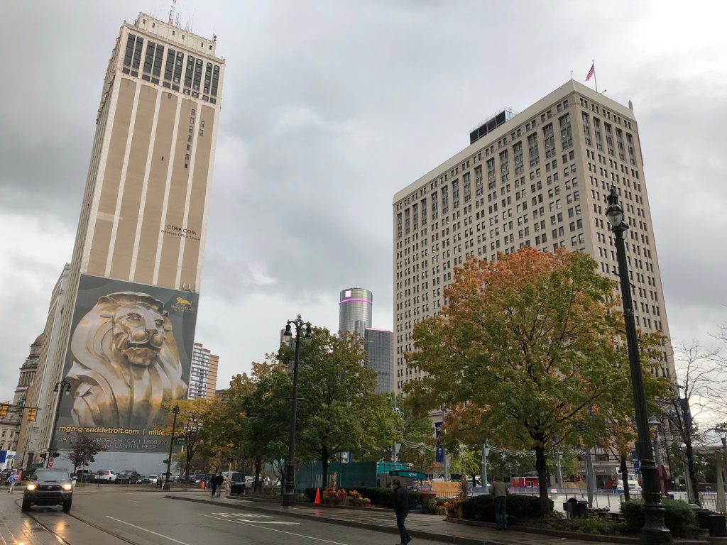 Campus Martius Advertisement Casino MGM Building 11/2/2017