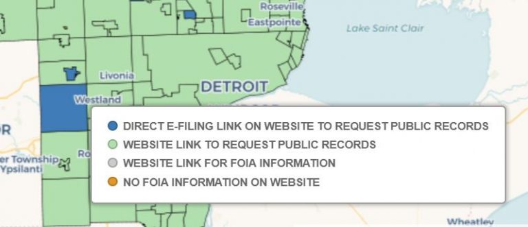 FOIA Map Snip