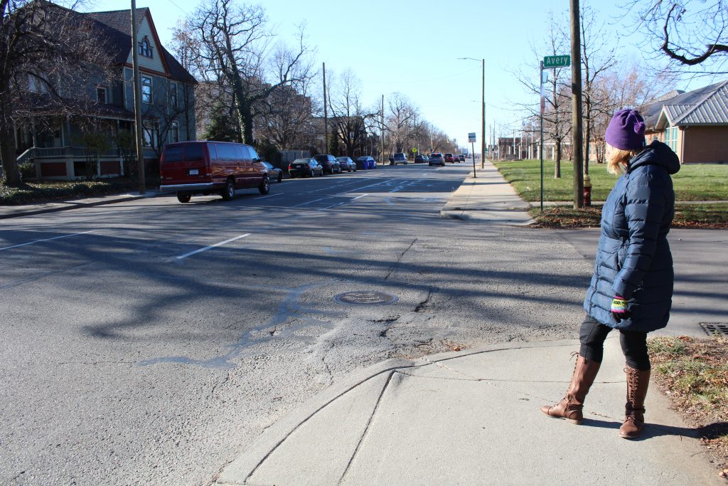 Walking in Woodbridge Traffic