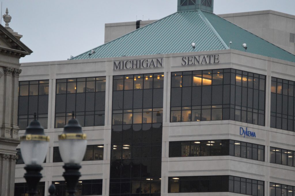 Michigan Senate Office Building Capitol View Lansing 1/24/2018