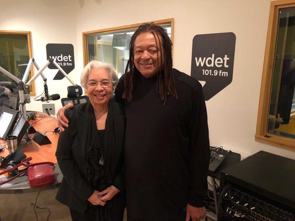 Quincy Troupe Melba Boyd in studio 2 1/25/2018