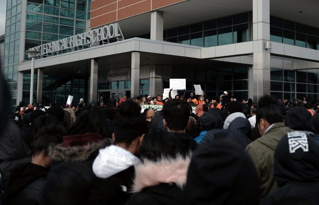 Walkout Cass Tech 3