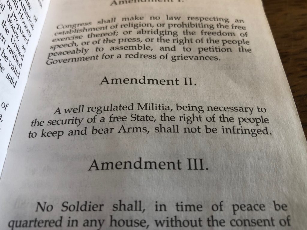 Second Amendment to the U.S. Constitution