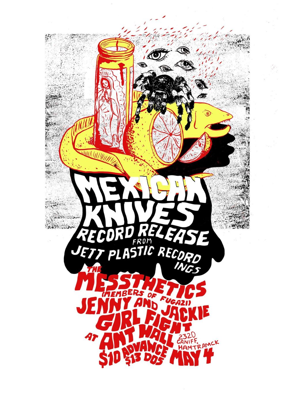 Mexican Knives album release poster