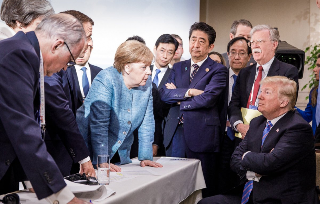 Angela Merkel G7 Trump