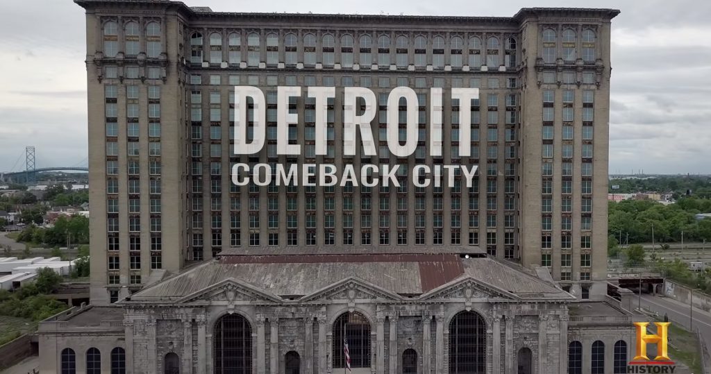 Detroit Comeback City Train Station HISTORY 6/29/2018