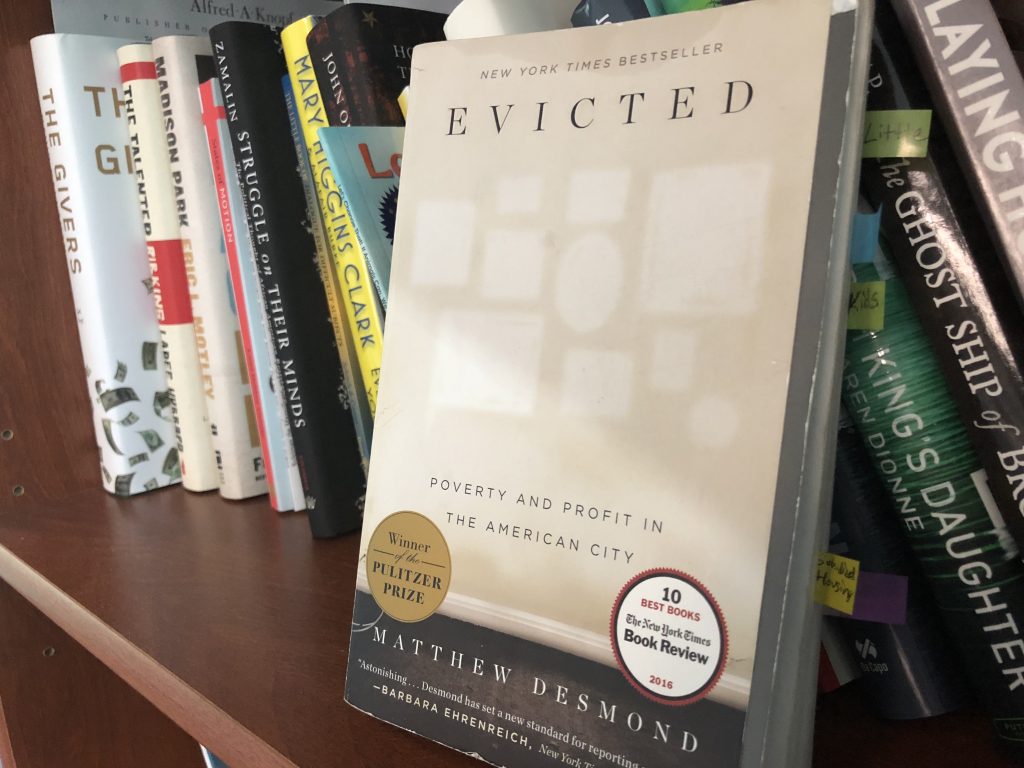 Evicted Matthew Desmond Book 8/27/2018