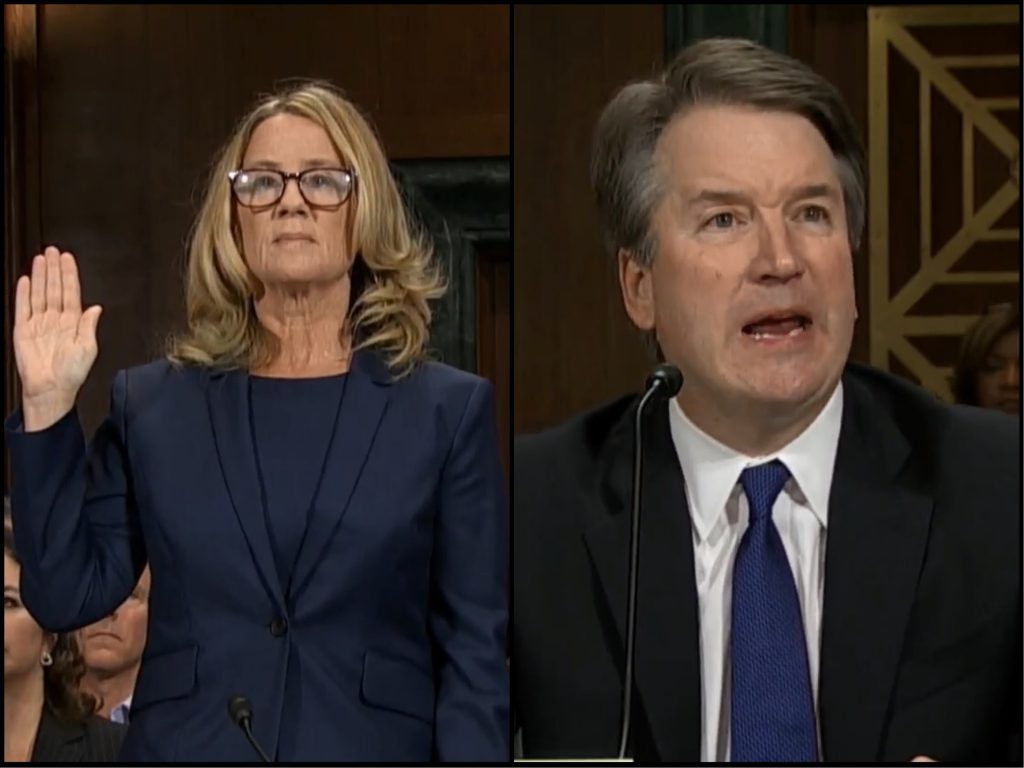 Christine Blasey Ford Brett Kavanaugh 9/28/2018