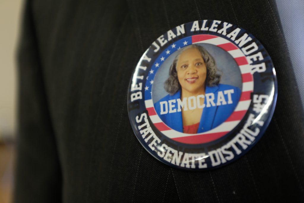 Betty Jean Alexander (button)