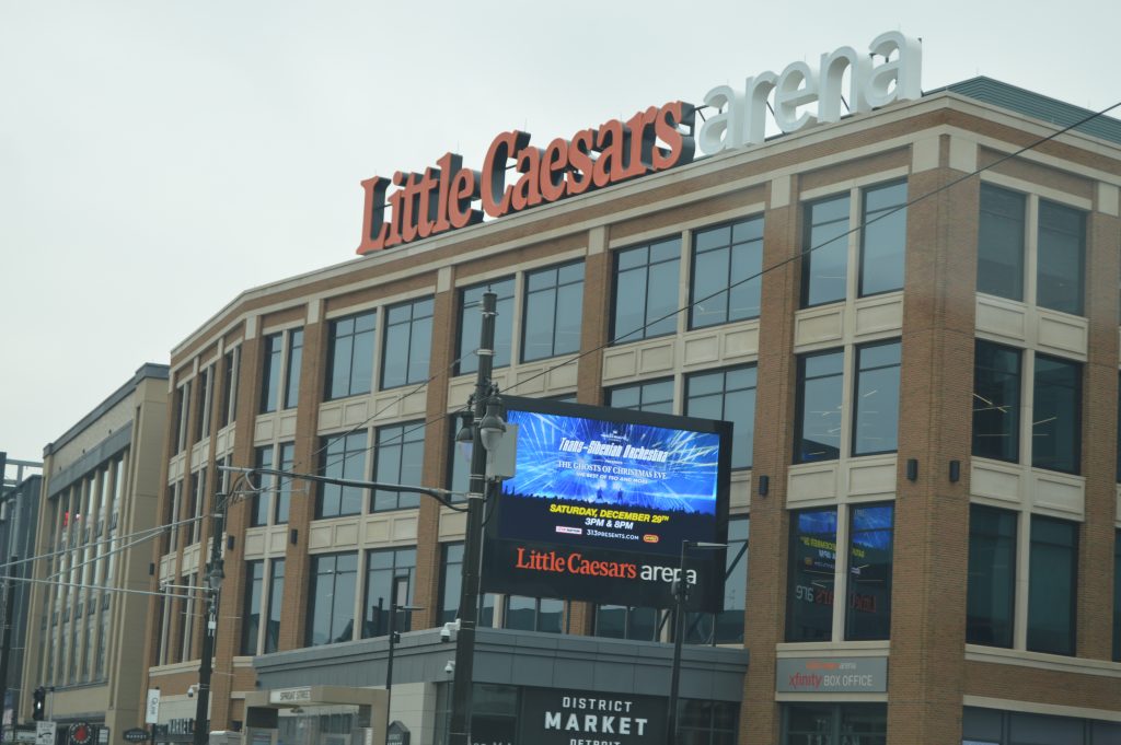 Little Caesars Arena Red Wings Pistons LCA 2 11/30/2018