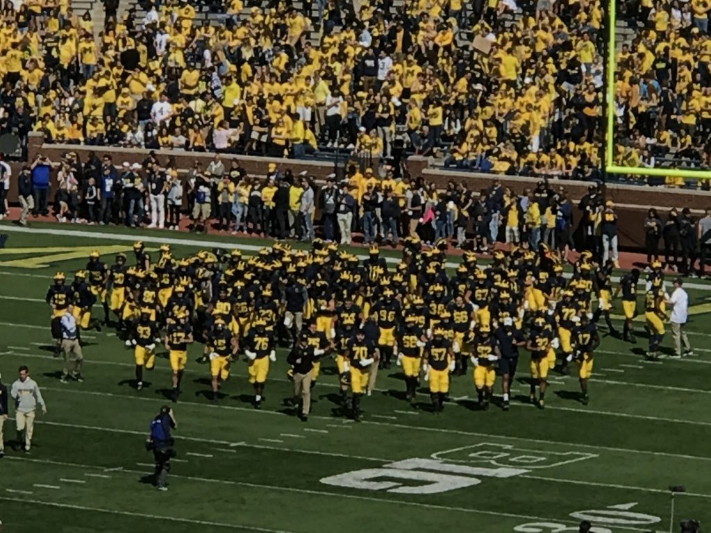 Michigan Football Team 11/20/2018