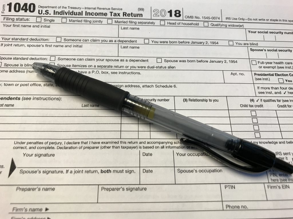 2018 tax form large 12/19/2018