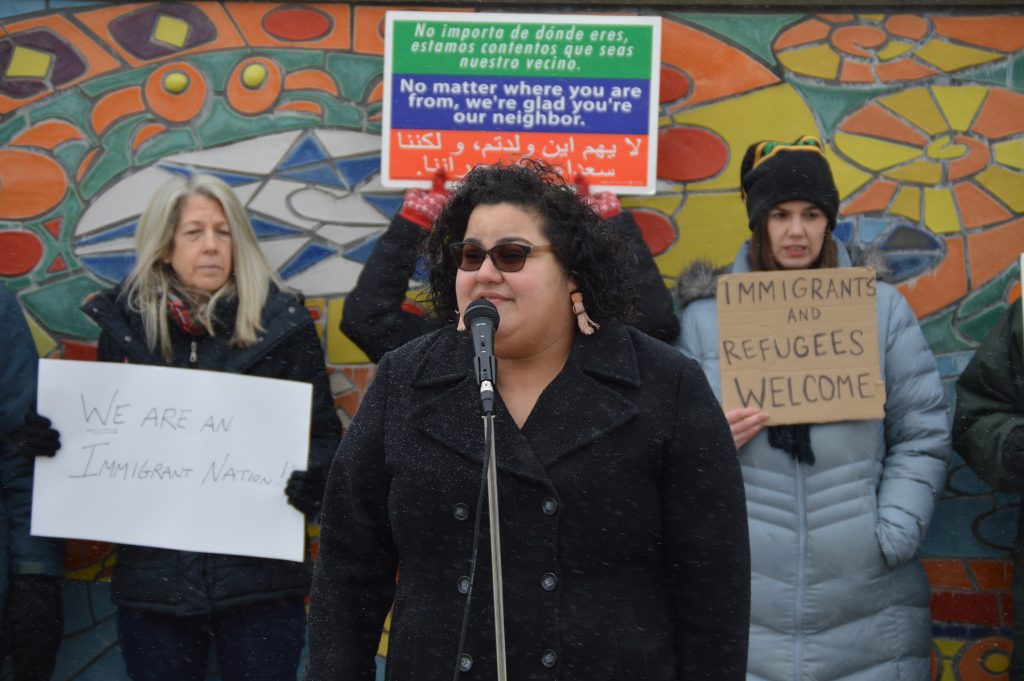 Migladys Bermudez Immigration Attorney Rally 2 1/15/2019