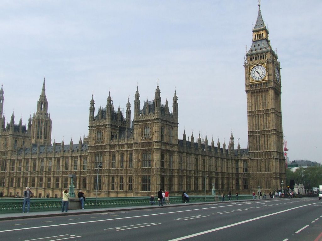 UK Parliament England London Big Ben 1/17/2019