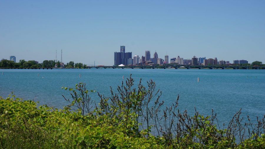 A view of Detroit from Belle Isle.