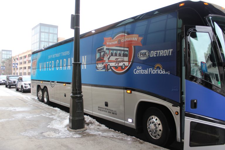 Tigers Caravan bus 02/07/2019