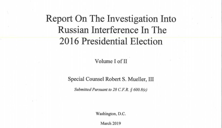 Mueller Report_Coversheet