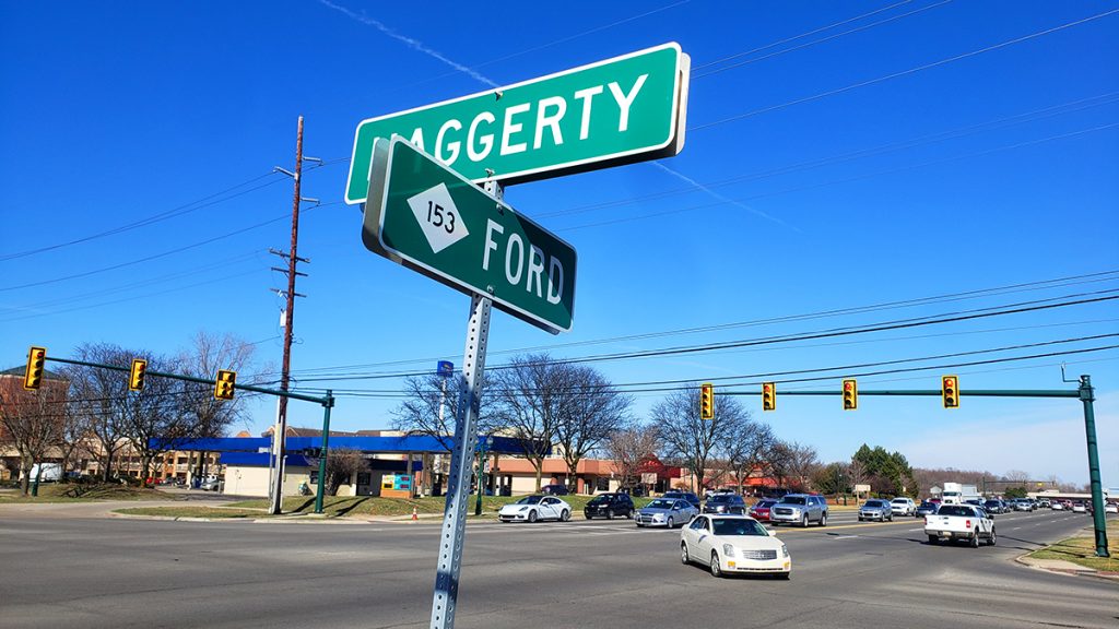 Canton Ford Haggerty intersection 1