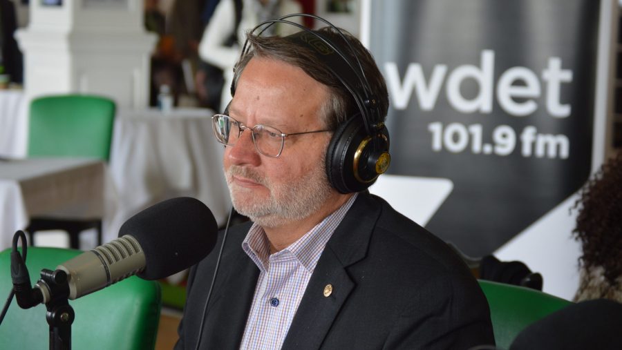 Sen. Gary Peters (D-Michigan) at the Mackinac Policy Conference on Mackinac Island.