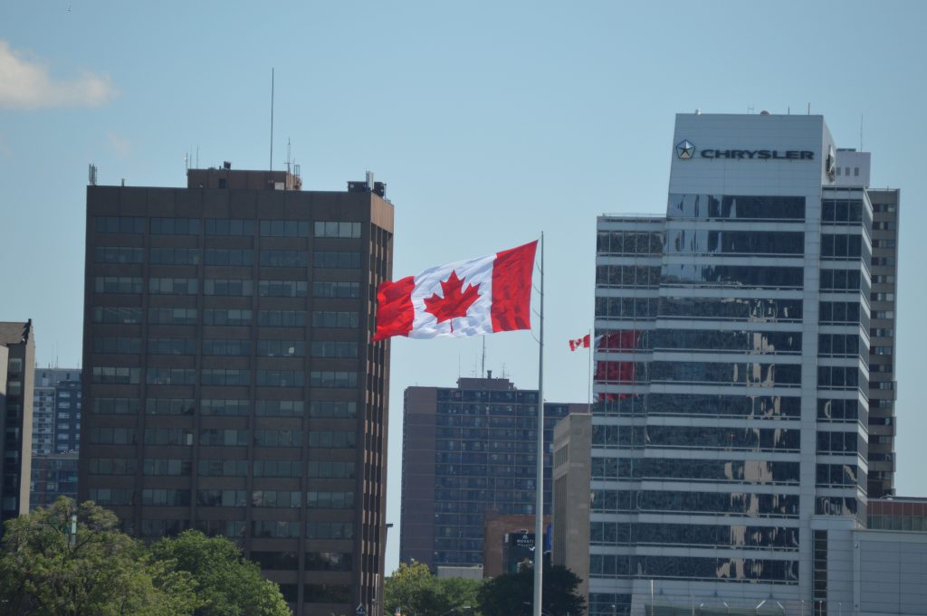 Canada Canadian Flag Windsor Ontario 6/26/2019