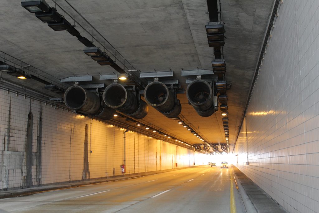 Detroit metro airport dtw tunnel fans