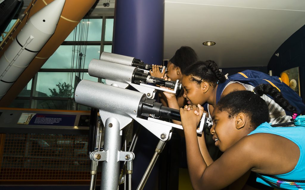 Youth at the Michigan Science Center