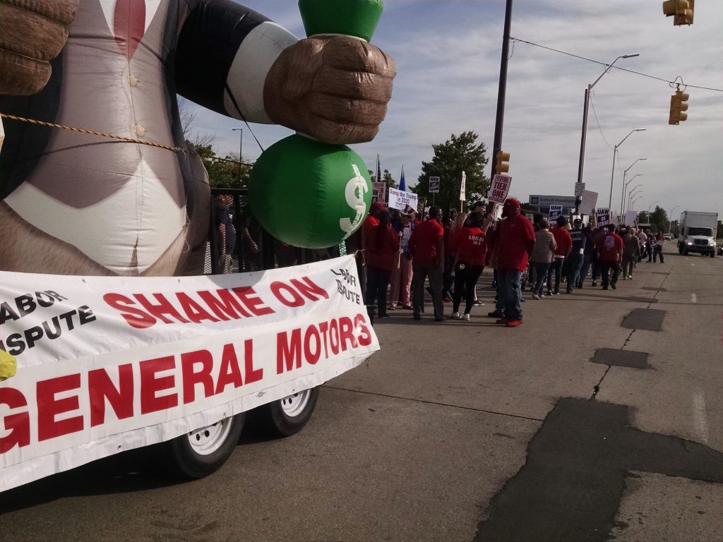 On strike UAW workers - Det-Hamtramck plant 9/25/2019