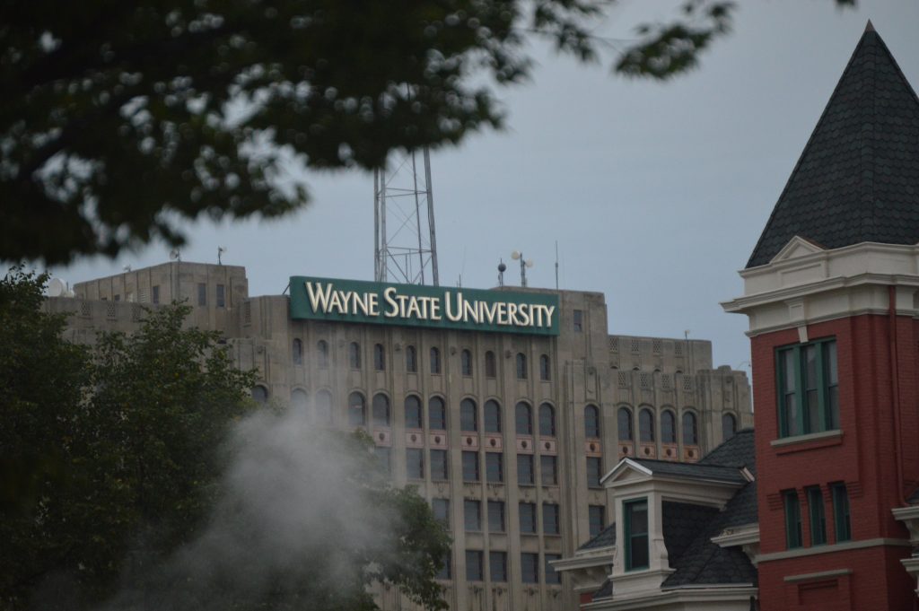 Wayne State University WSU Sign Midtown 9/9/2019