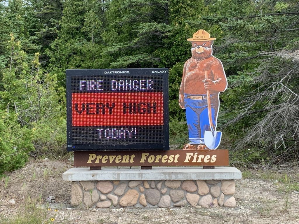 Smokey Bear Fire Danger 11/07/2019