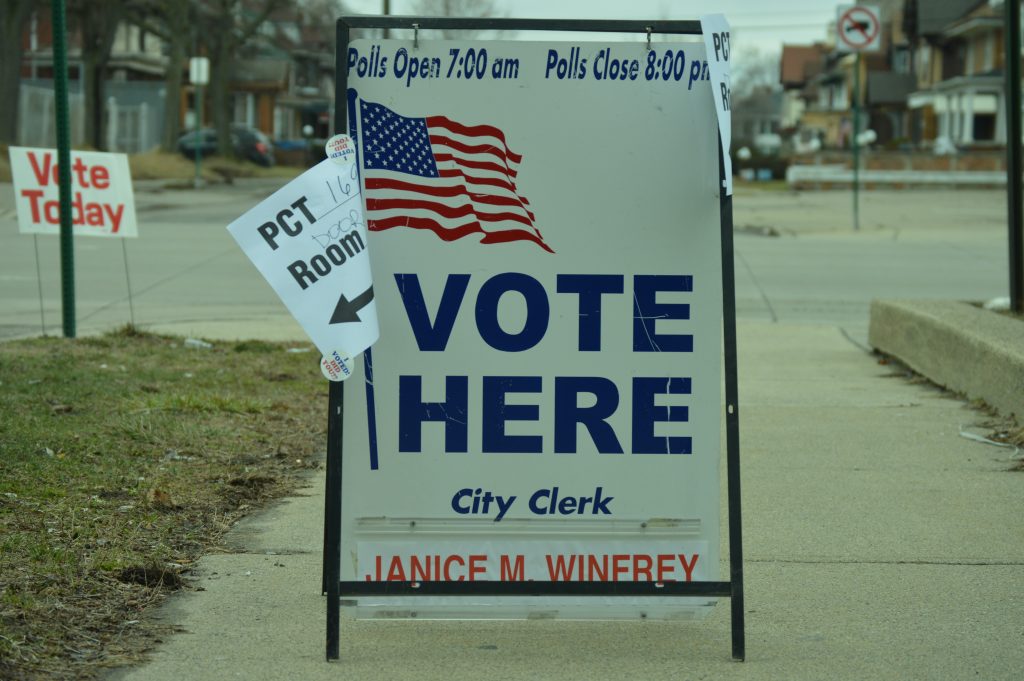 Vote Here Voting Elections Polling Place Precinct 3/10/20-1