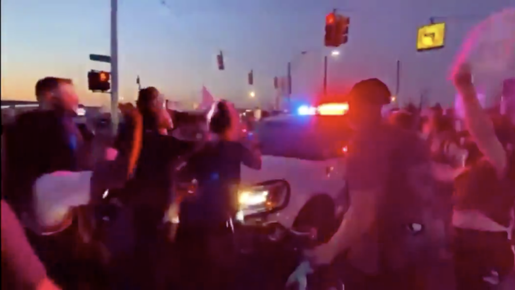 Detroit Police Ramming